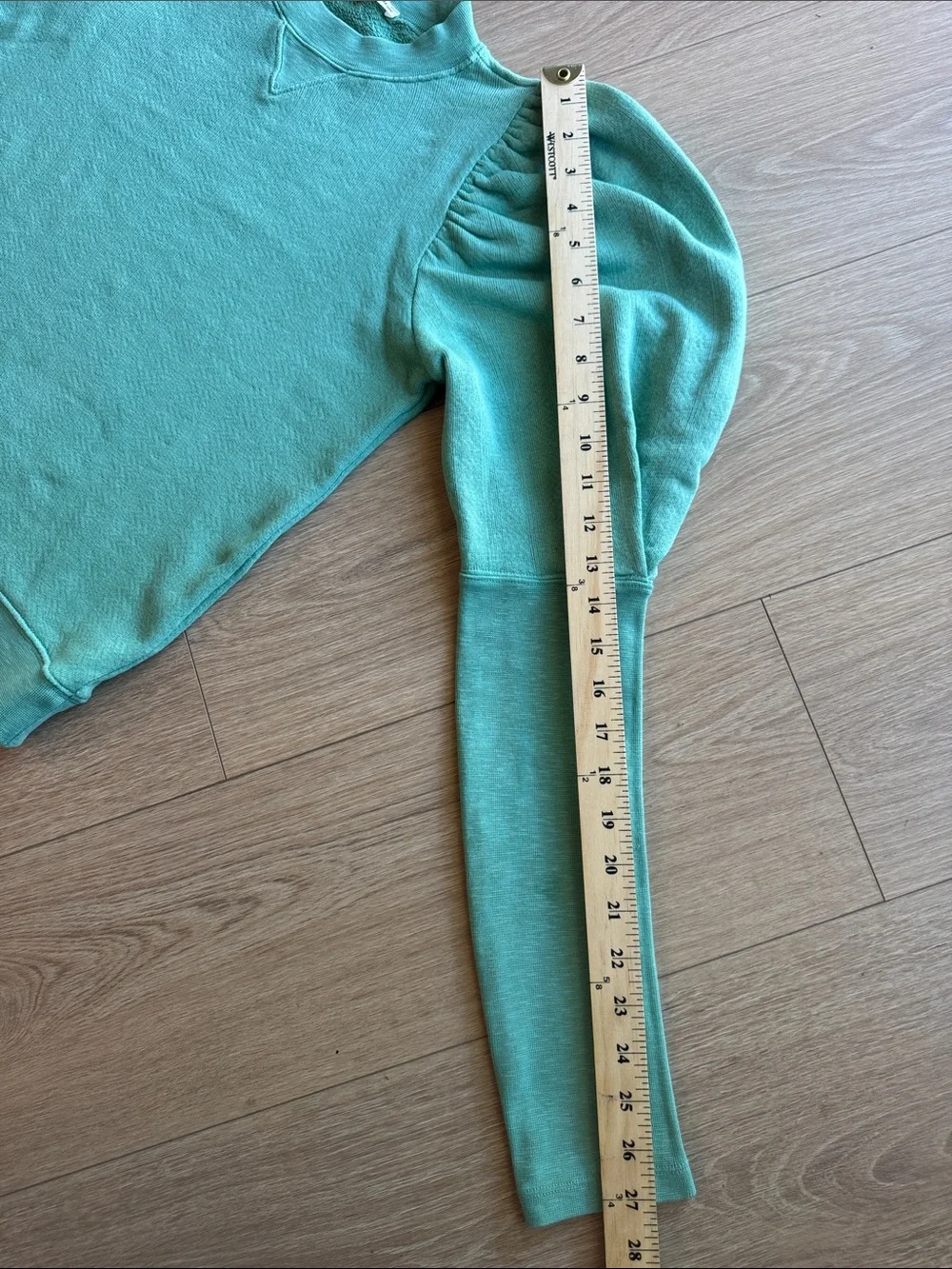 Ulla Johnson Philo Sweatshirt Turquoise Size S